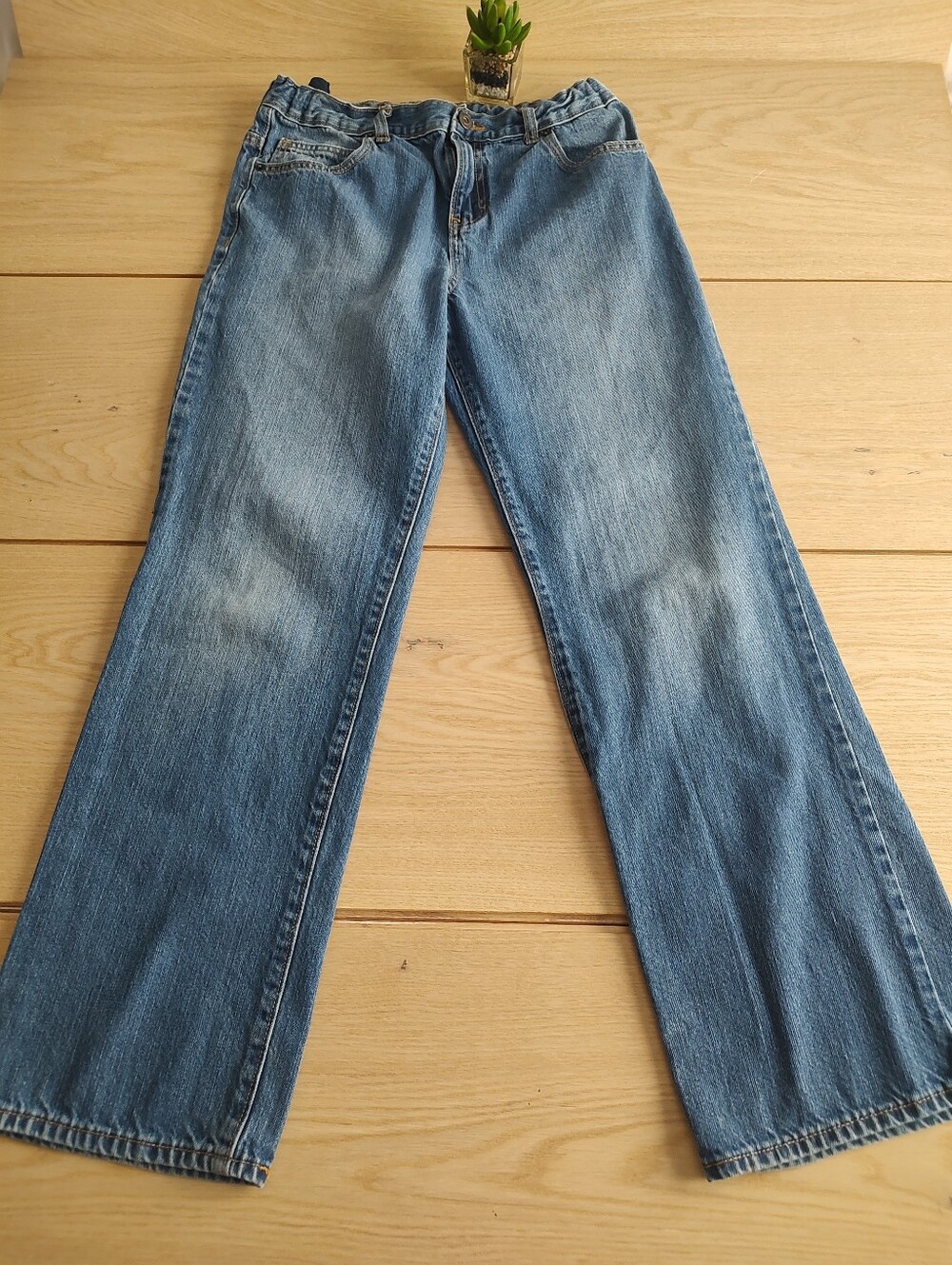 Classic Light Wash Denim Jeans Big Boys